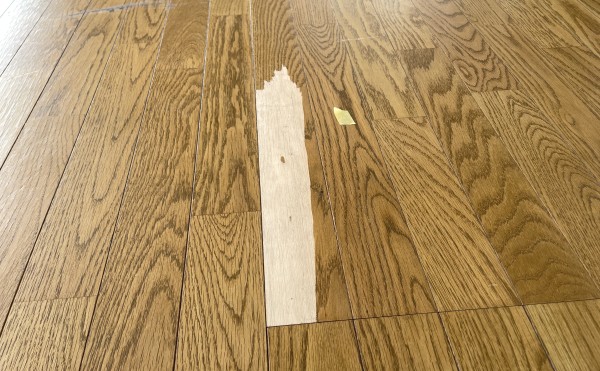 床の剥がれ補修